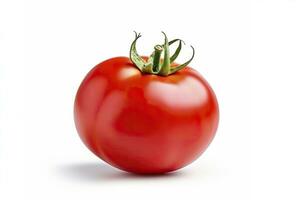 AI generated Tomato isolated on white background. AI Generated photo