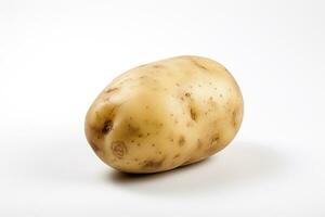 AI generated Potato isolated on white background. AI Generated photo