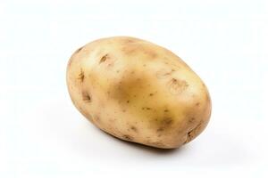 AI generated Potato isolated on white background. AI Generated photo