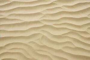 AI generated Closeup of sand pattern of a beach in the summer. AI Generated photo