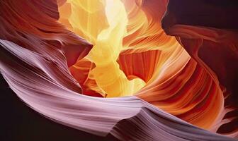 AI generated Antelope slot canyon. AI Generated photo