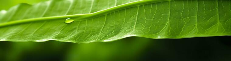 ai generado verde hoja naturaleza antecedentes. ai generado foto