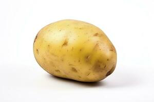 AI generated Potato isolated on white background. AI Generated photo