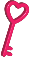 roze sleutel illustratie png