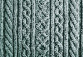 AI generated Knitted sweater texture, background with copy space. AI Generated photo