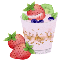 delicioso Fruta yogur png