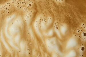 AI generated Coffee foam texture. AI Generated photo