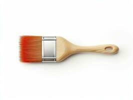 AI generated Paintbrush isolated white background. AI Generated photo