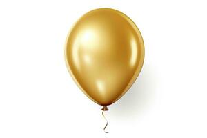 ai generado cumpleaños globo volador para fiesta y celebraciones ai generado foto