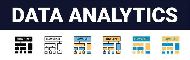 Precision Insights Streamlined Web Icons for Data Analysis, Statistics, and Analytics Minimalist Outline, black and color fill Collection in Vector Illustration. calculator, data, database,