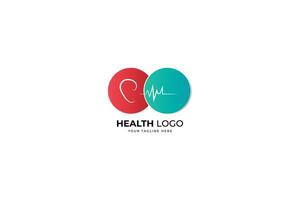 estetoscopio logo cuidado de la salud y médico diseño vector