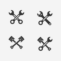 machine  engine and heavy equipment logos design icon sign vector illustration