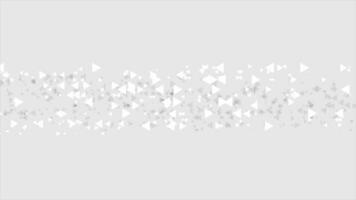 Abstract grey moving geometric triangles video animation