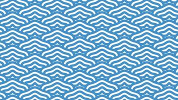 Seamless repetitive vector curvy waves pattern texture background