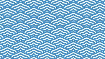 Seamless repetitive vector curvy waves pattern texture background