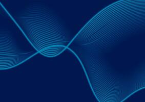 Dark blue abstract wavy lines  background photo