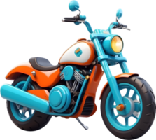 AI generated motorcycle model icon png