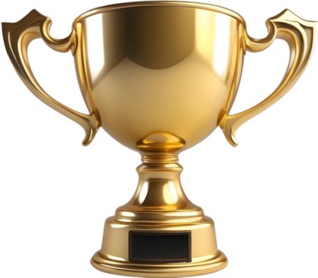 Golden Trophy PNGs for Free Download