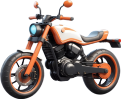 AI generated motorcycle model icon png