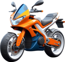 AI generated realistic motorcycle model png