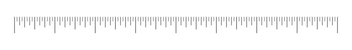 Ruler 8 inches. Measuring tool. Ruler grid 8 inches. Simple metric inch size indicators. Vector illustration.