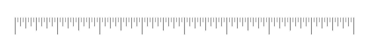 Ruler 8 inches. Measuring tool. Ruler grid 8 inches. Simple metric inch size indicators. Vector illustration.