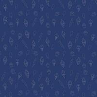 Ice cream pattern background vector illustration