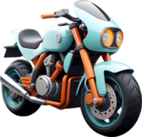 AI generated realistic motorcycle model png