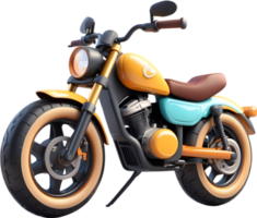 AI generated realistic motorcycle model png