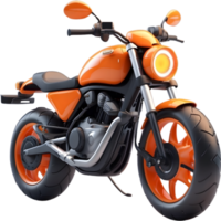 AI generated realistic motorcycle model png