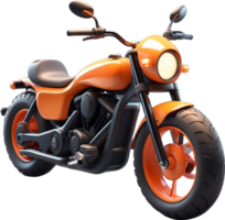 AI generated realistic motorcycle model png