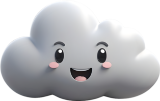 AI generated a gray cloud png