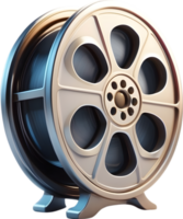 AI generated Reel Film Clipart png