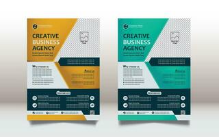 Corporate flyer design creative modern vector template, You can used for your business agency.