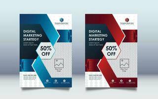 Corporate flyer design creative modern vector template, You can used for your business agency.