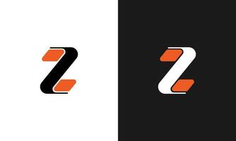 simple letter Z monogram logo vector