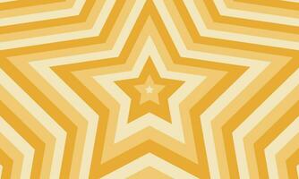 Groovy retro starbusrt vector background