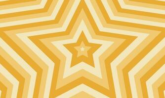 Groovy retro starbusrt vector background