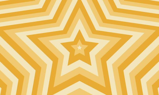 Groovy retro starbusrt vector background