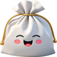 ai généré sourire sac clipart png