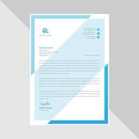 Abstract Professionalism, Creative and Modern Corporate Letterhead Design for Informative Impact vector