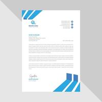 Elegantly Informative, Modern and Creative Abstract Design for Professional Corporate Letterhead vector