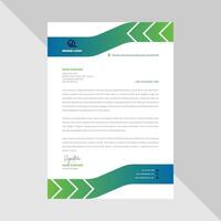 Elegantly Informative, Modern and Creative Abstract Design for Professional Corporate Letterhead vector