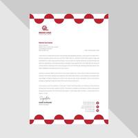 Elegantly Informative, Modern and Creative Abstract Design for Professional Corporate Letterhead vector