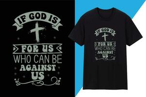 If God Is For Us, Who Can Be Against Us vector