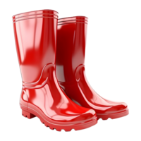 AI generated Long Plastic or Rubber Shoes on Transparent background - Ai Generated png