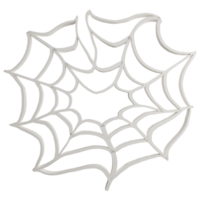 Spindel webb ClipArt platt design ikon isolerat på transparent bakgrund, 3d framställa halloween begrepp png