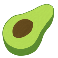 illustrazione di frutta avocado png