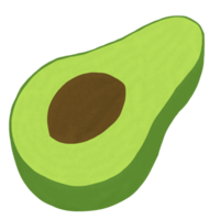 Avocado-Fruchtillustration png