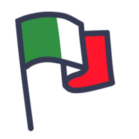 italy flag illustration png